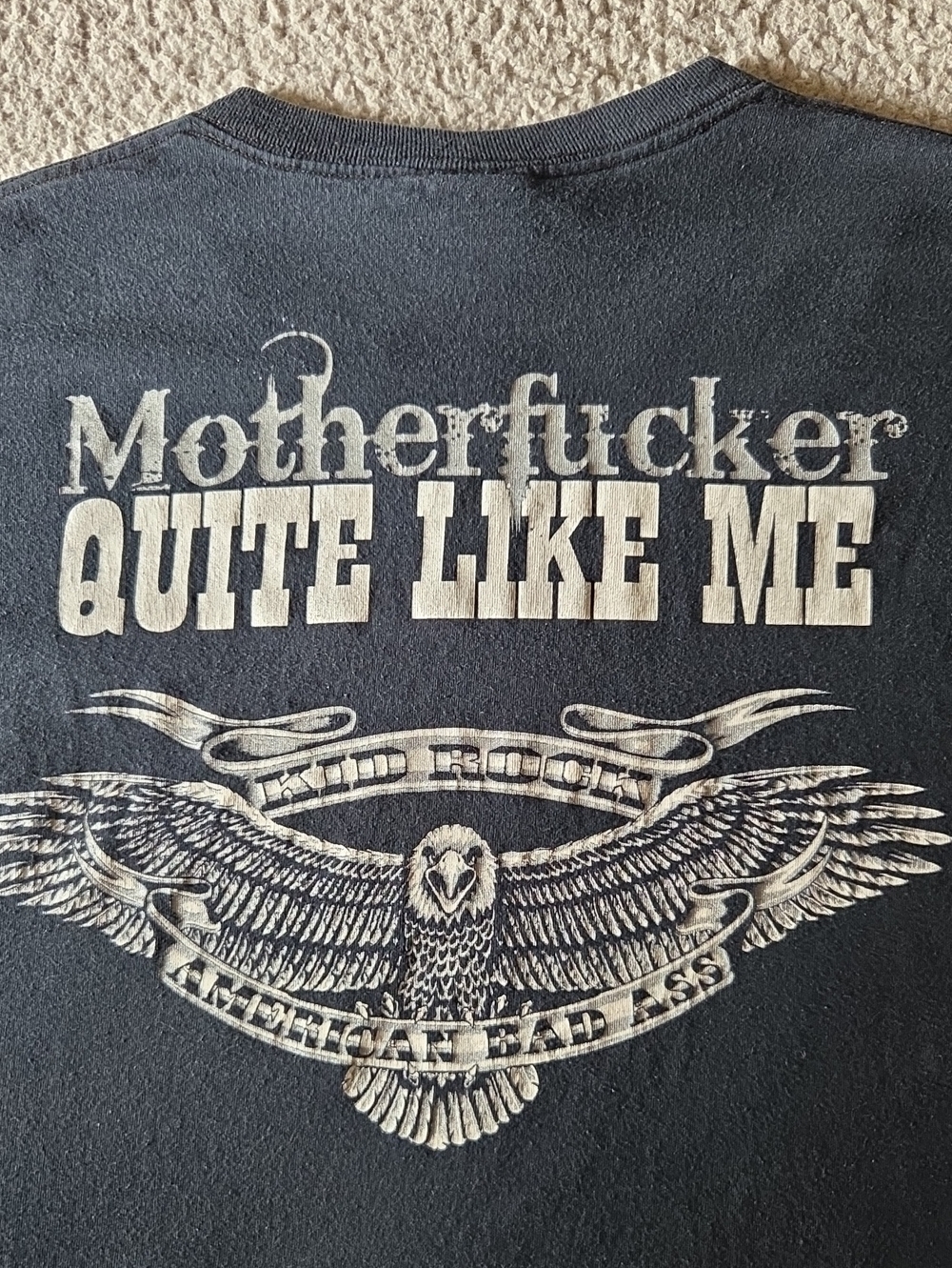 VTG Y2K Kid Rock Biker Eagle Graphic Short Sleeve T-shirt